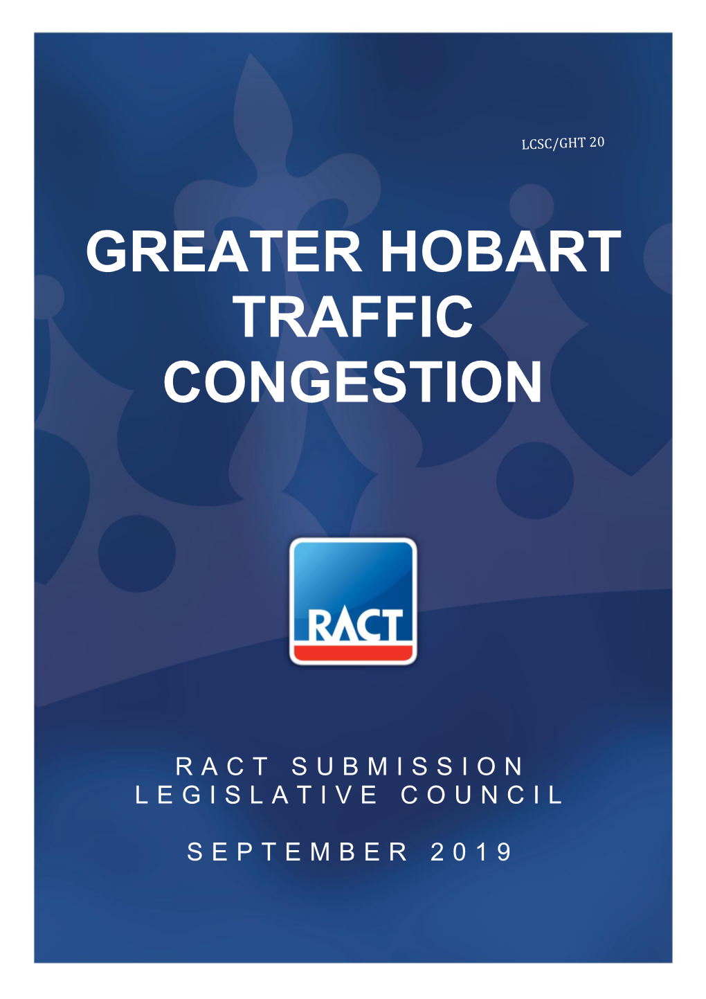 Greater Hobart Traffic Congestion