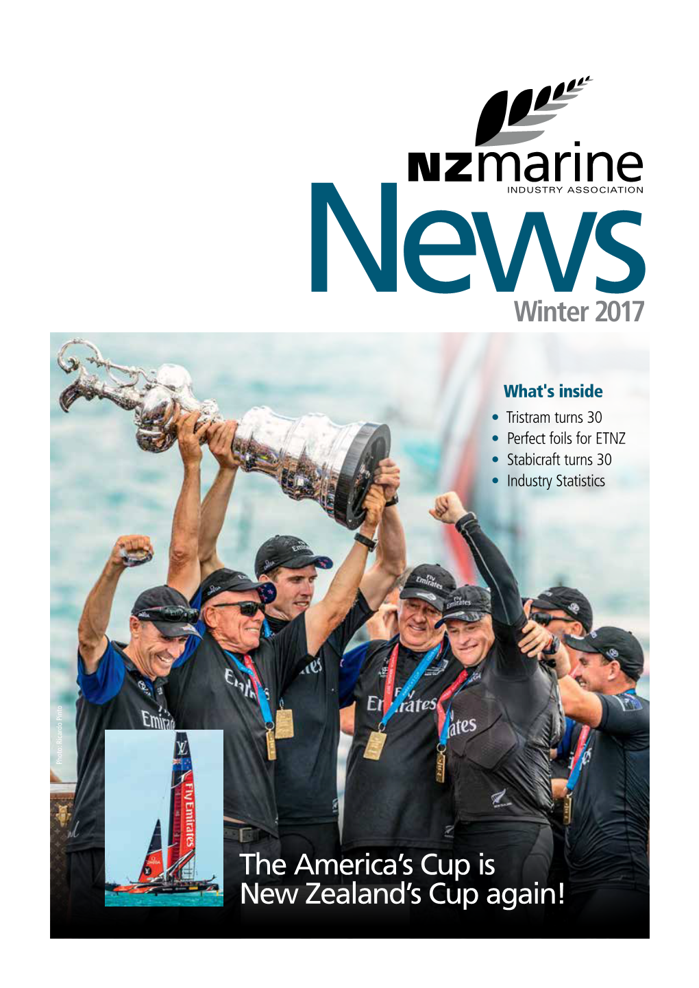 Newswinter 2017 the America's Cup Is New Zealand's Cup Again!