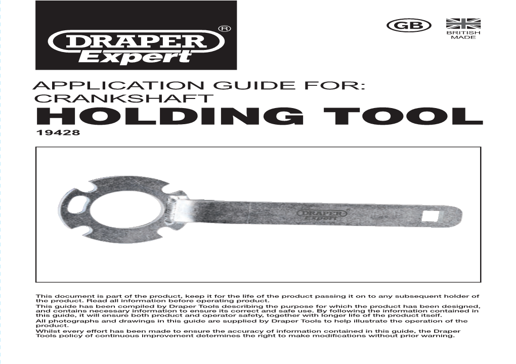 (Volvo, Ford) Instruction Booklet