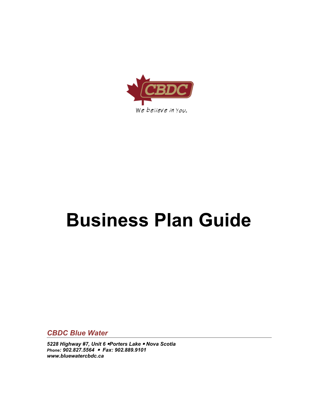 Business Plan Guide