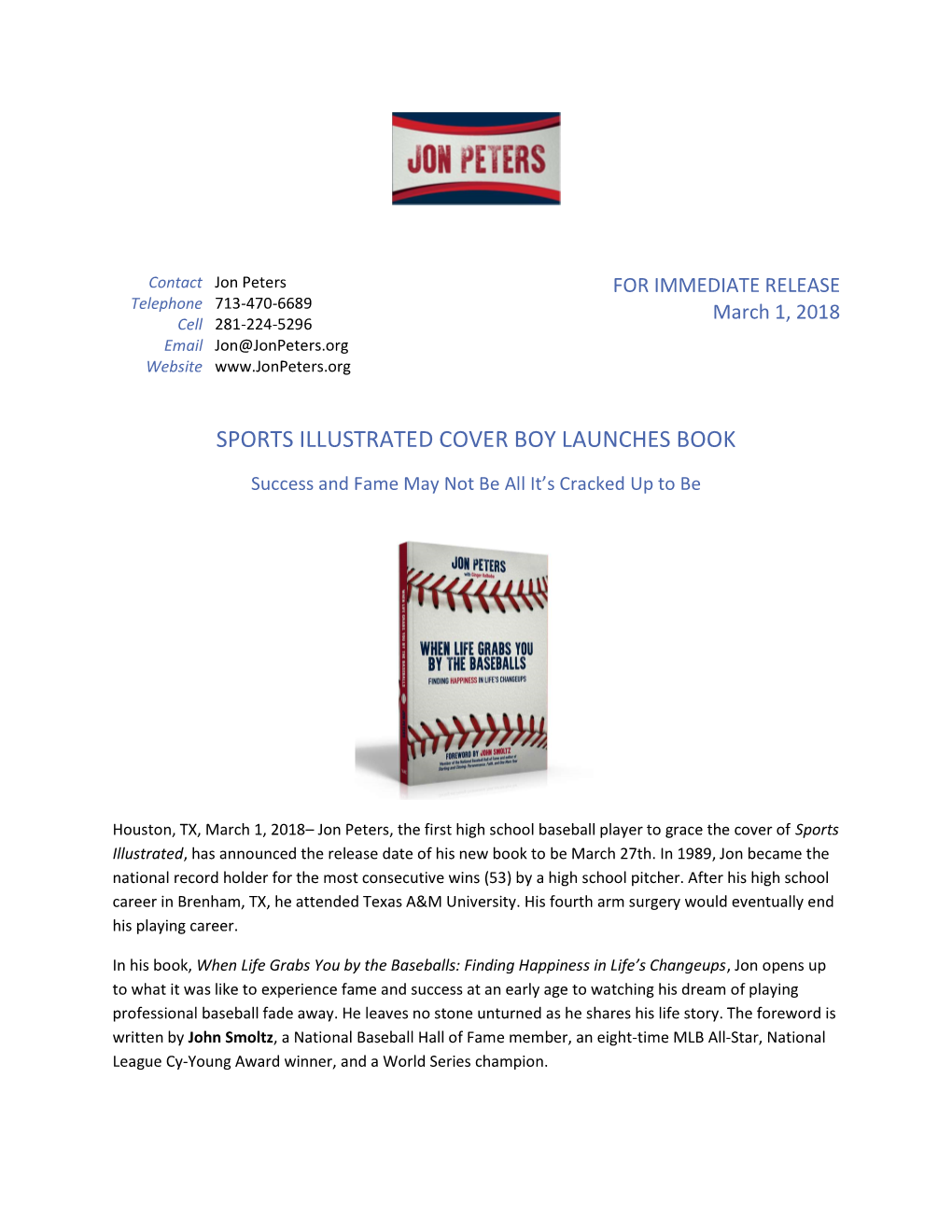 Sports Illustrated Cover Boy Launches Book