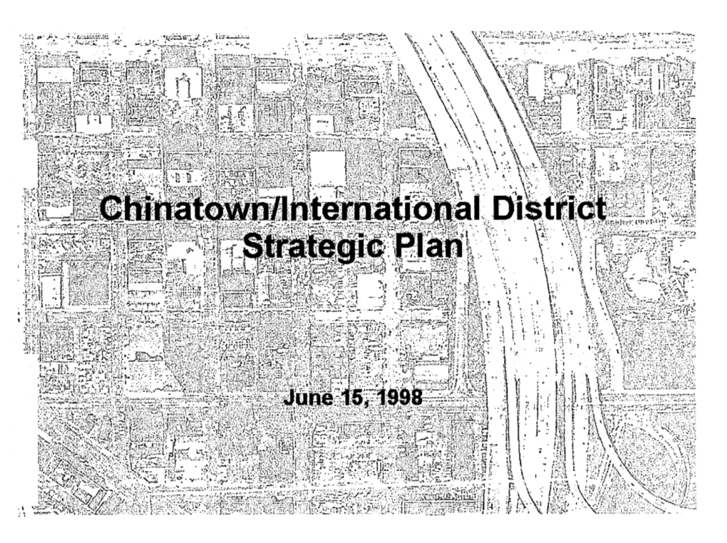 Chinatown International District Neighborhood Plan
