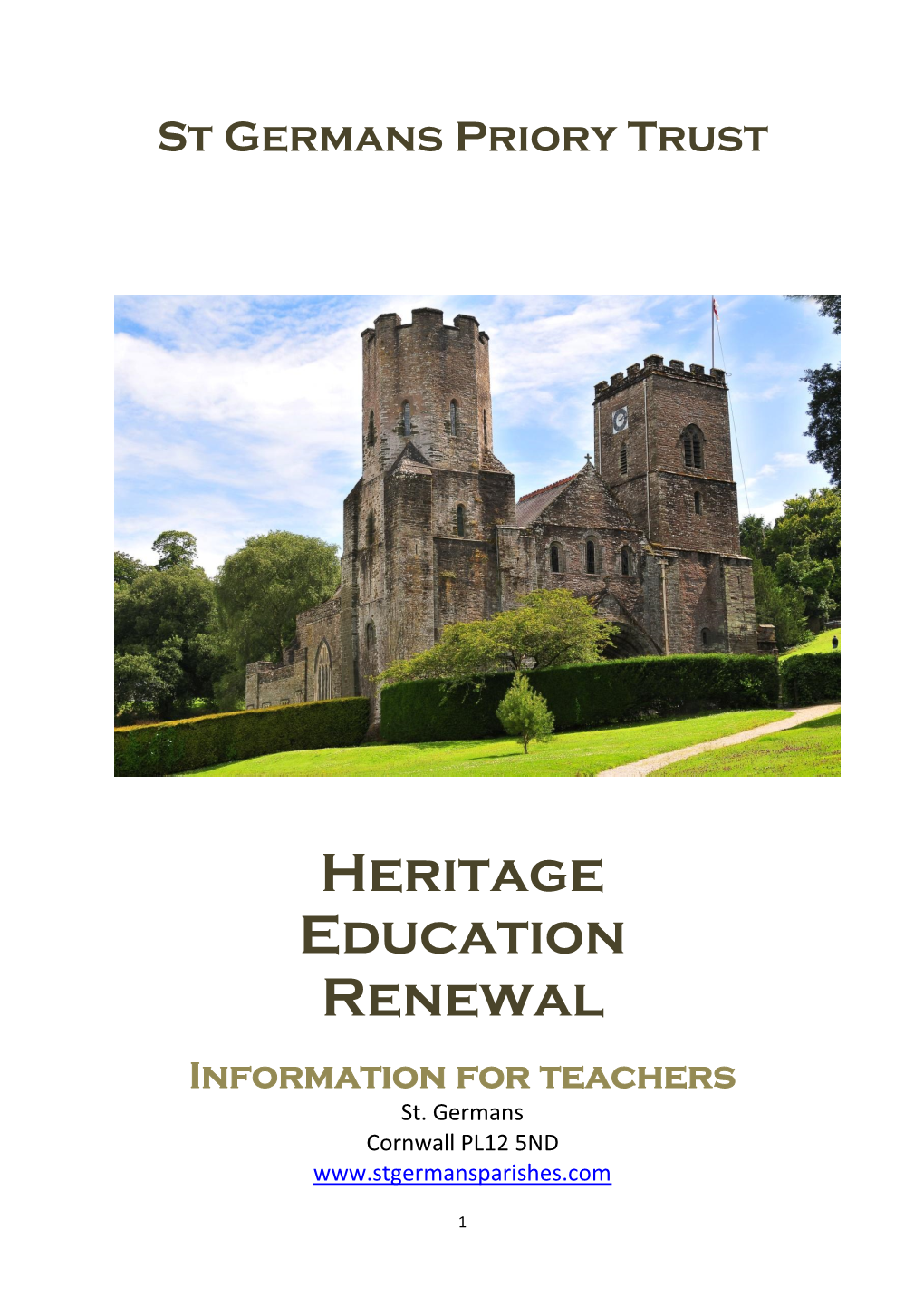 Heritage Education Renewal