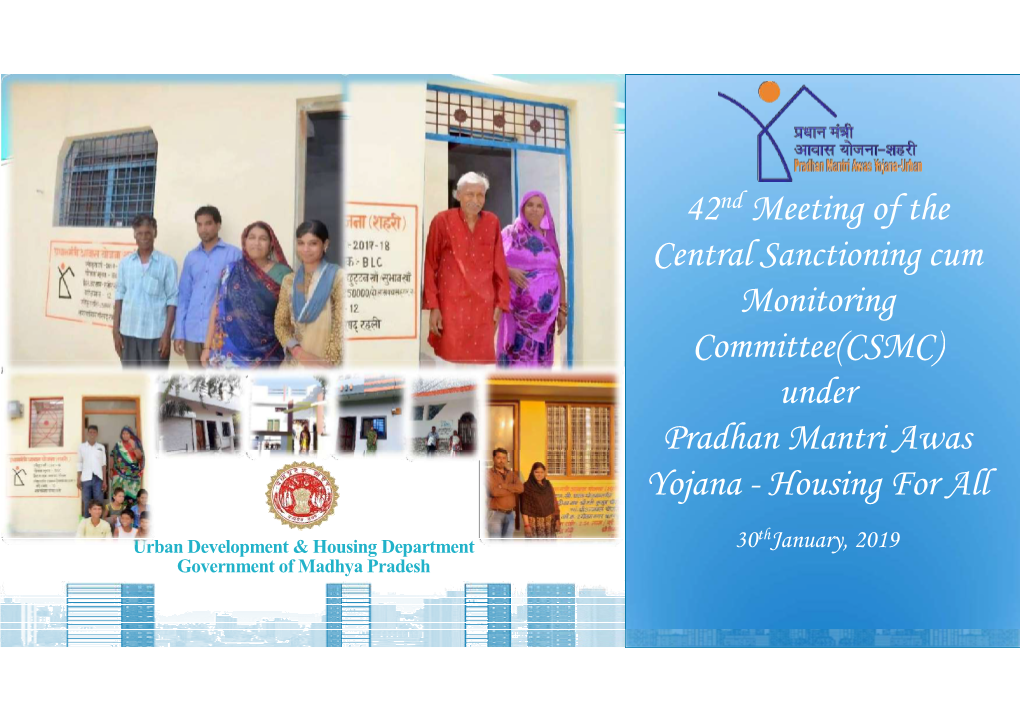 Under Pradhan Mantri Awas Yojana - Housing for All