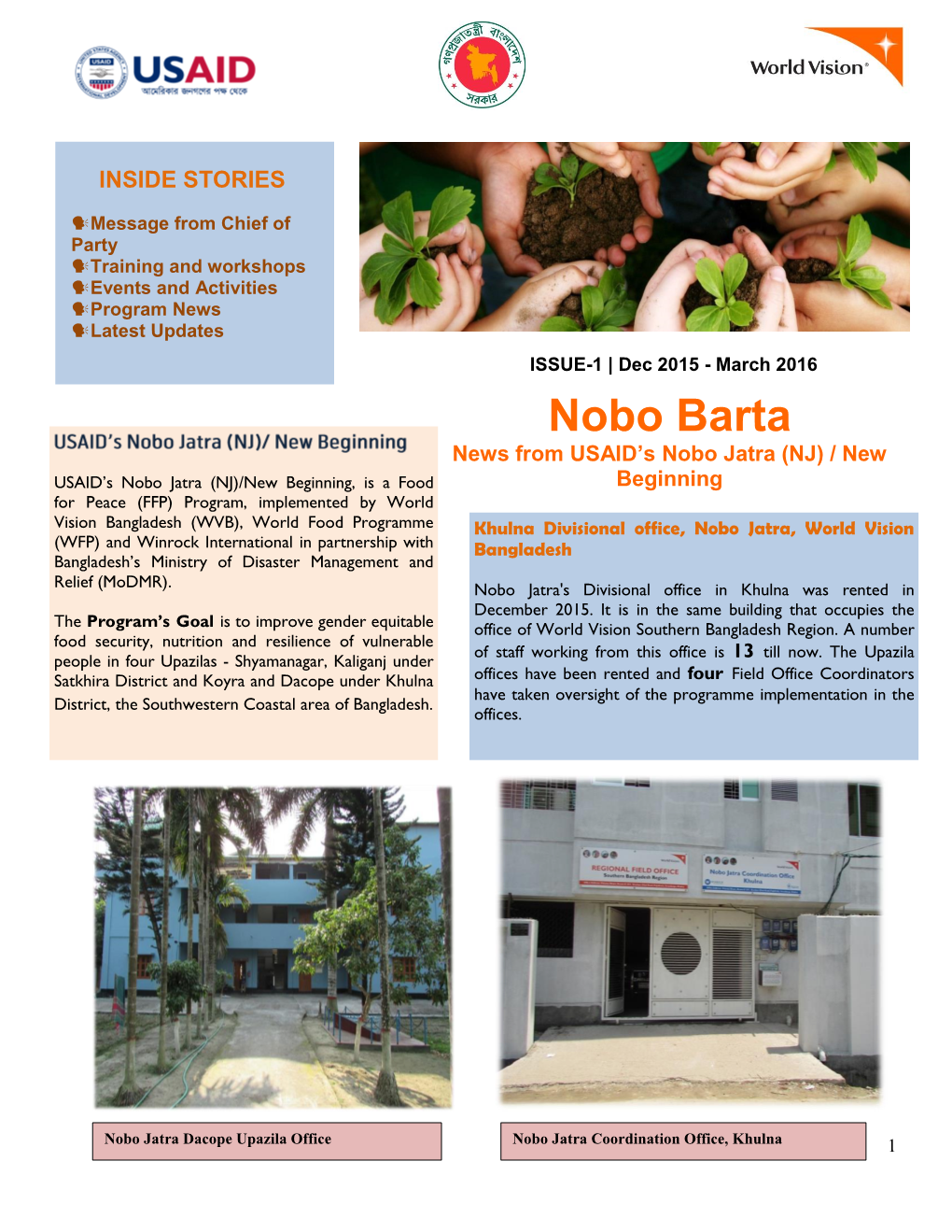 Nobo Jatra Newsletter Issue 1.Pdf
