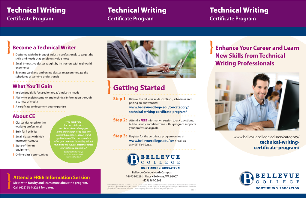 Technical Writing Technical Writing Technical Writing Certificate Program Certificate Program Certificate Program