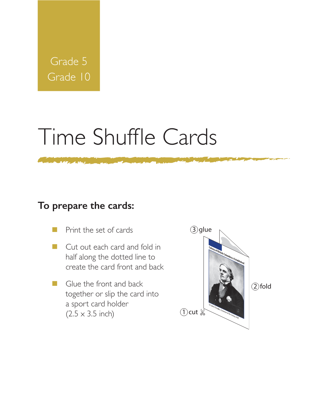 Time Shuffle Cards