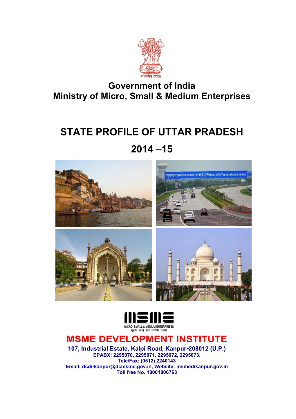 State Profile of Uttar Pradesh 2014 –15