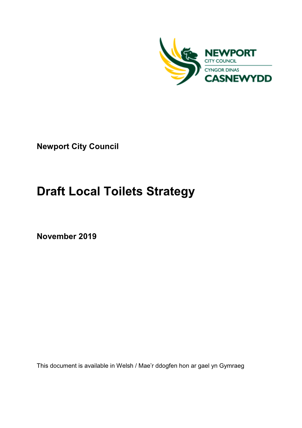 Local Toilets Strategy Draft