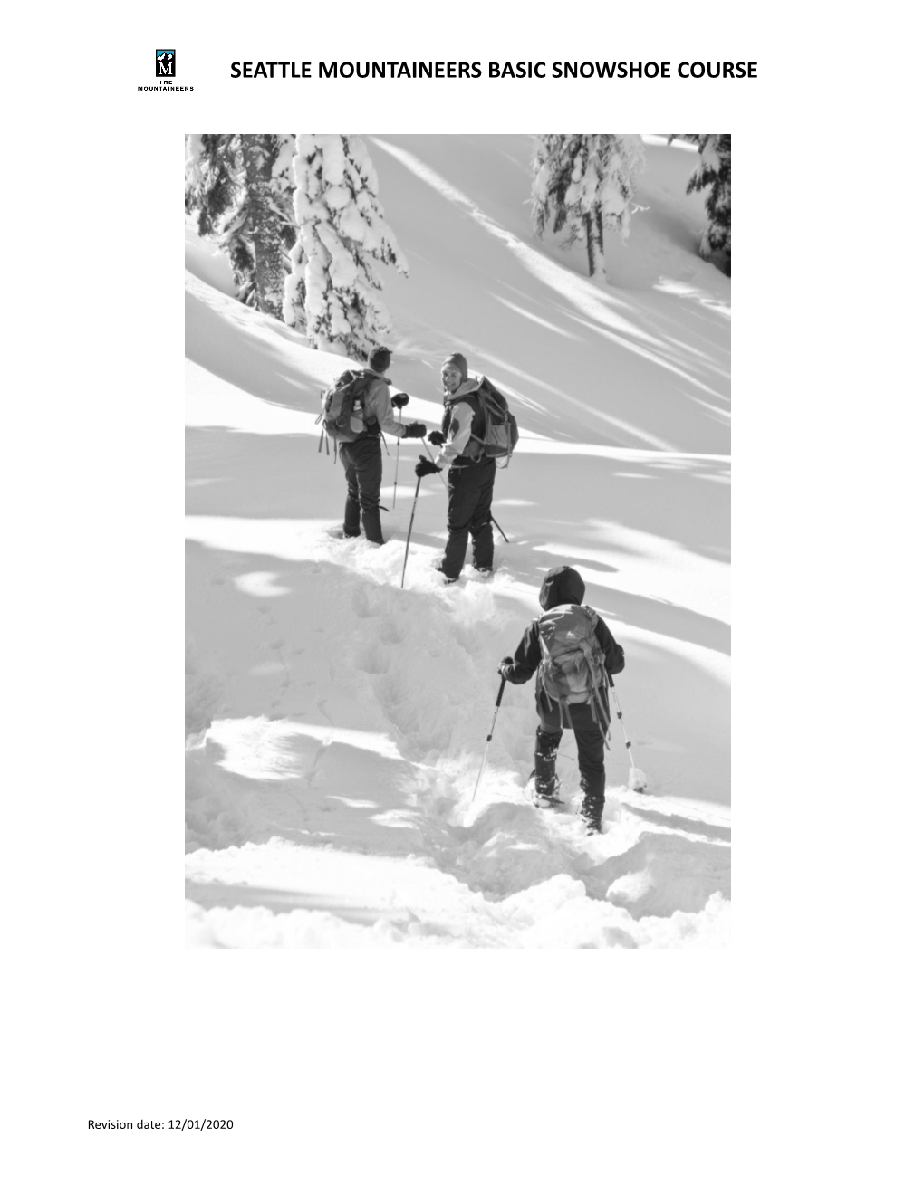 Seattle Mountaineers Basic Snowshoe Course