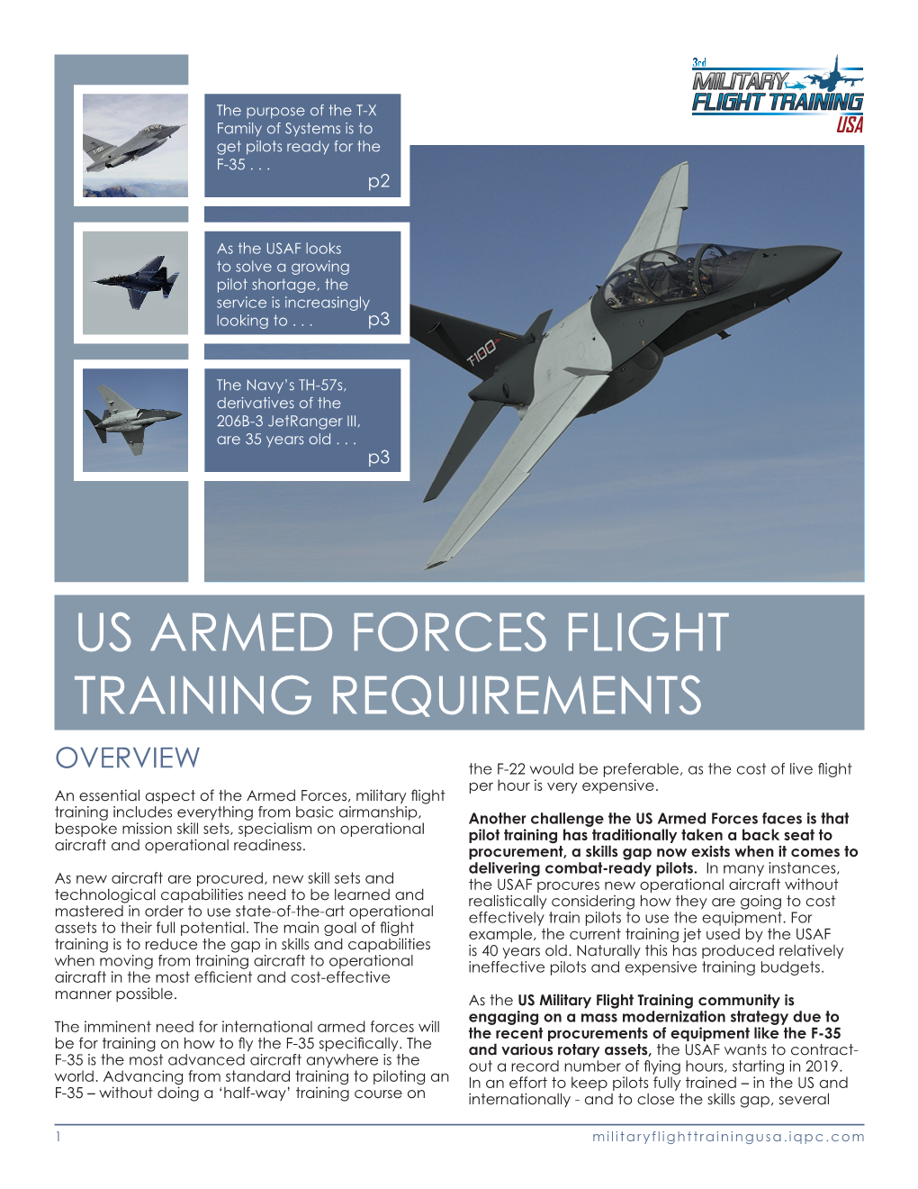 Us Armed Forces Flight Training Requirements