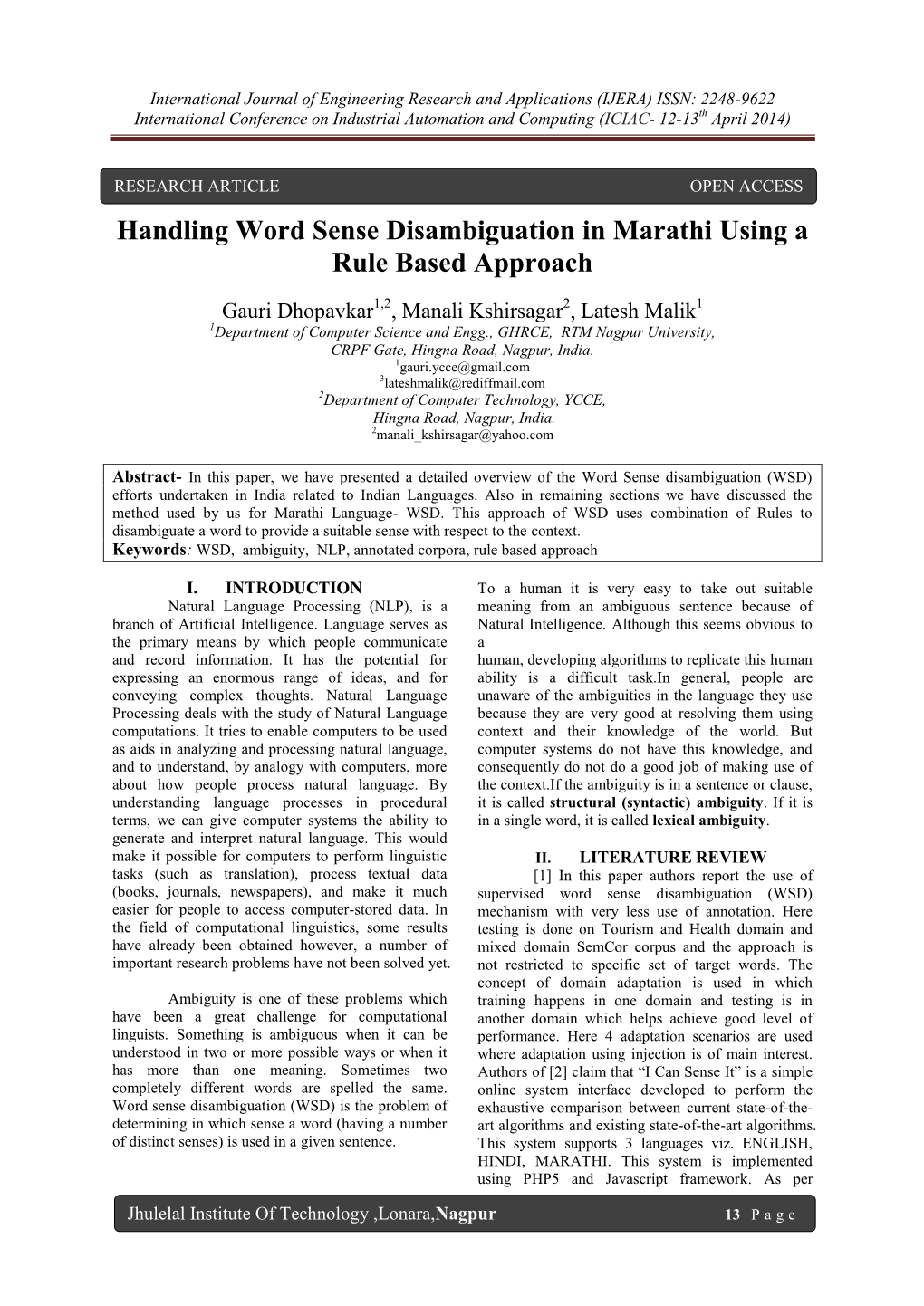 IEEE Paper Template in A4 (V1)