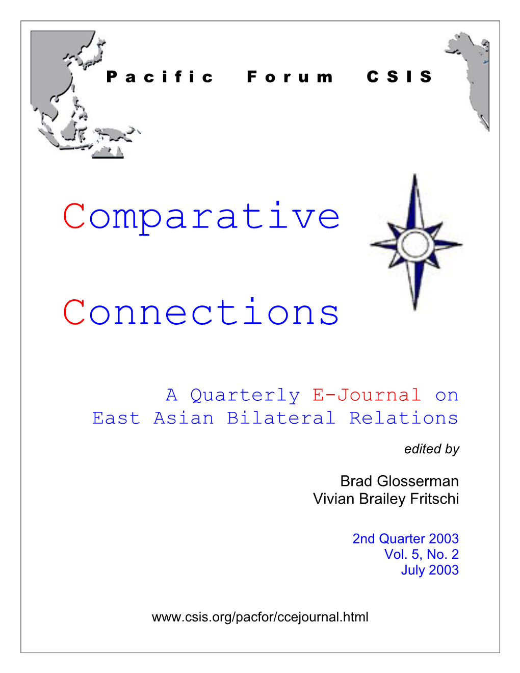 Comparative Connections, Volume 5, Number 2