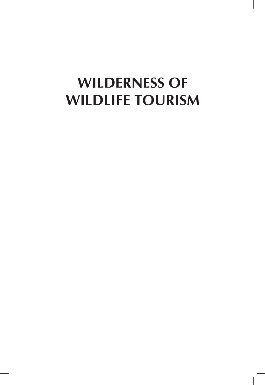 World Around Wildlife Tourism