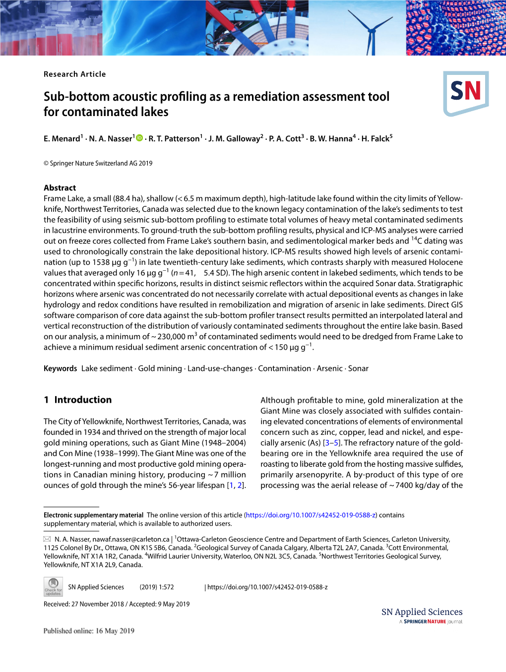 Sub-Bottom Acoustic Profiling As a Remediation Assessment Tool For