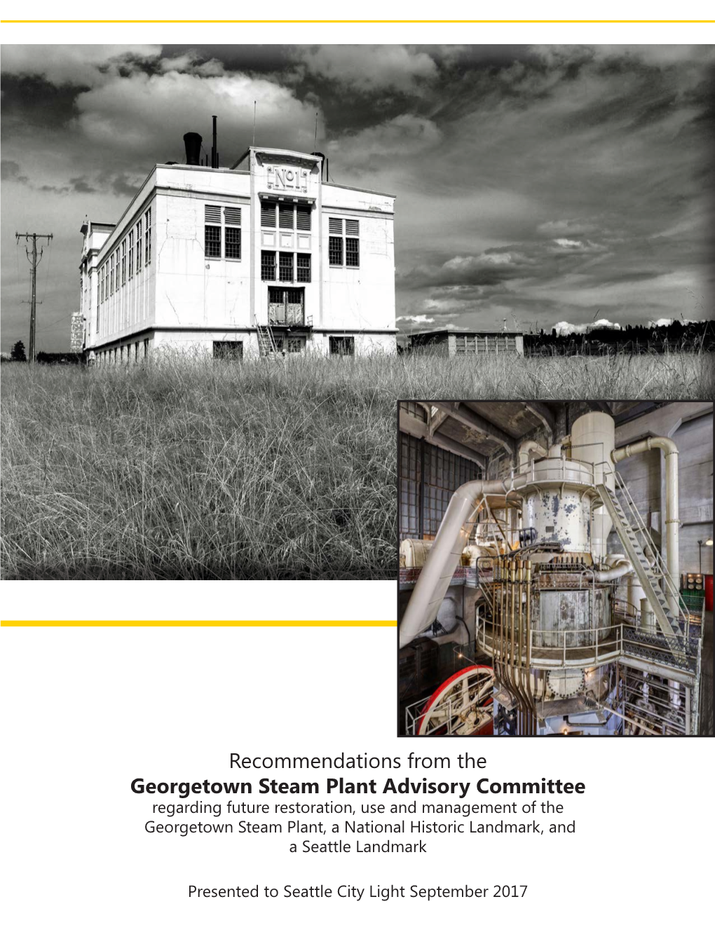 Recommendations from the Georgetown Steam Plant Advisory