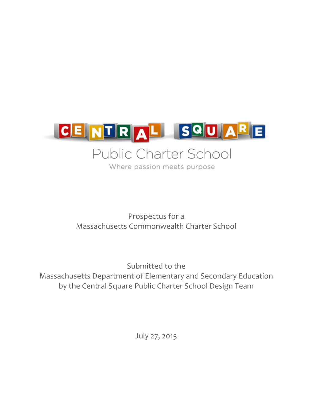 Central Square Public Charter School Design Team