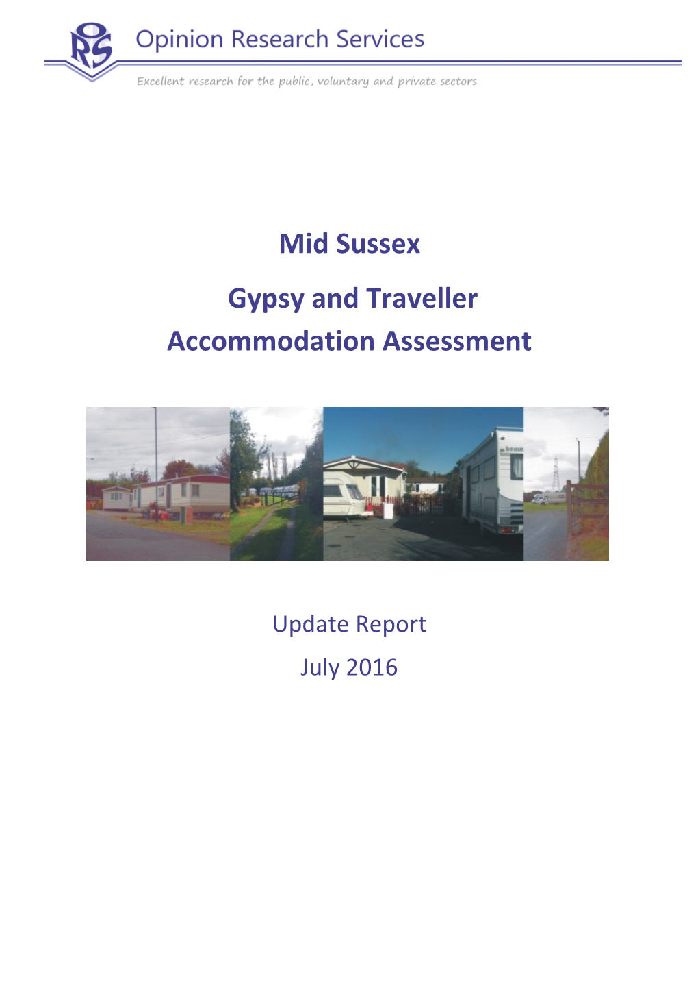 Mid Sussex Gypsy and Traveller Accommodation Assessment