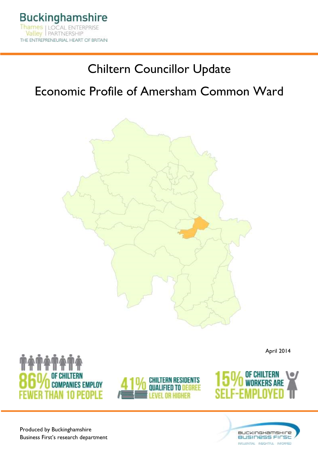 Chiltern Councillor Update Economic Profile of Amersham Common Ward