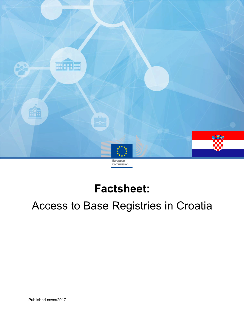Factsheet: Access to Base Registries in Croatia
