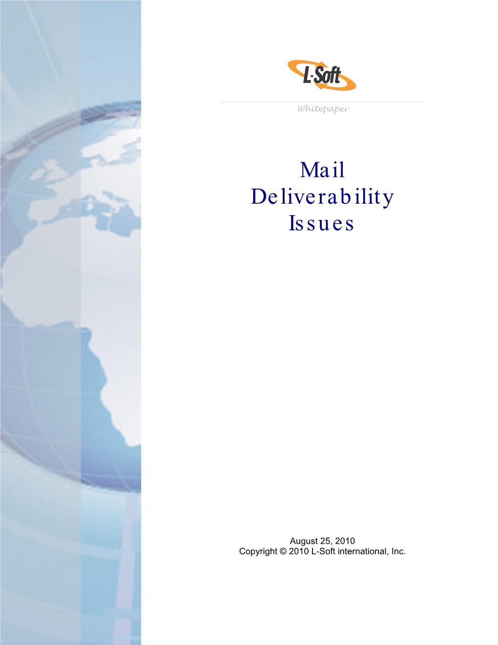 Mail Deliverability Issues