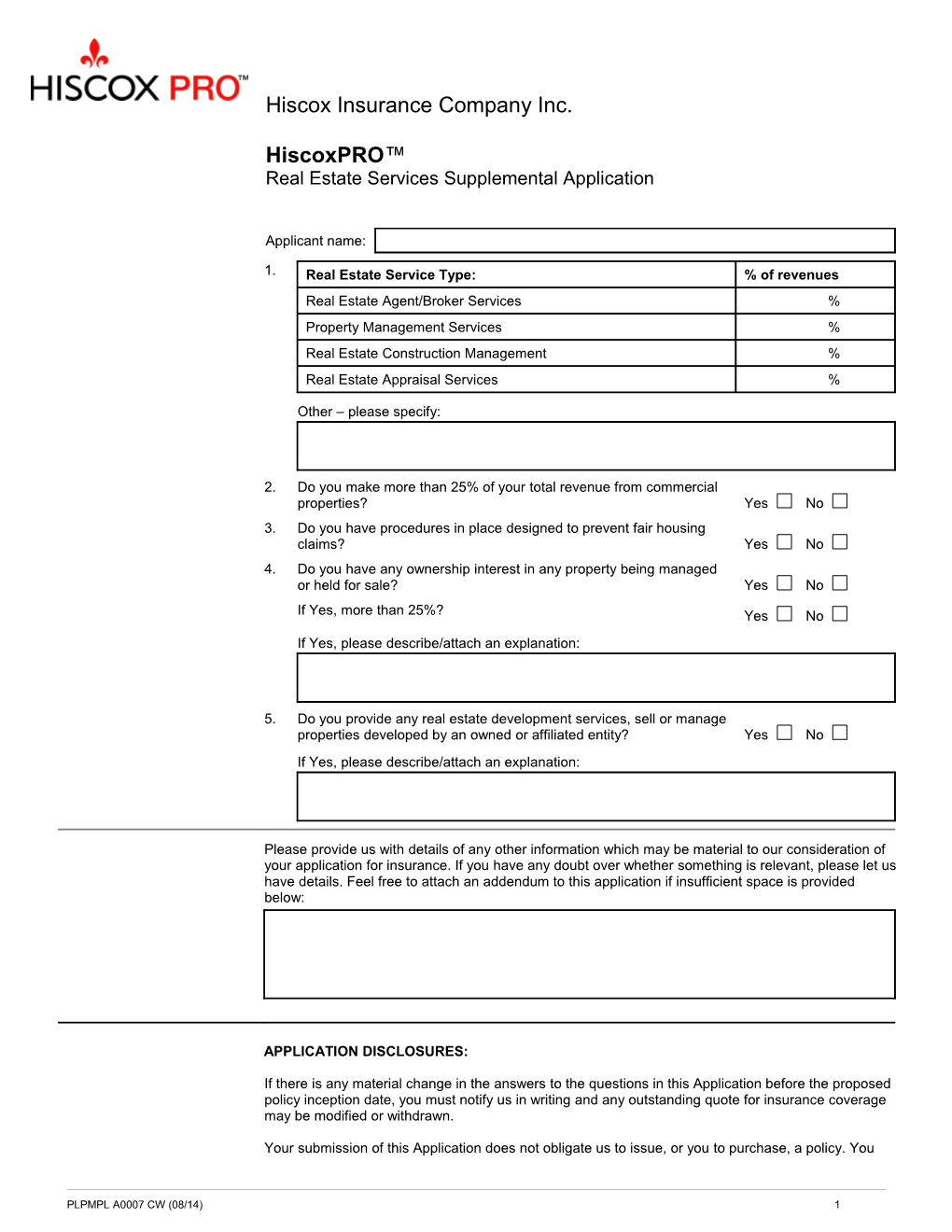 Hiscox Insurance Company Inc s3