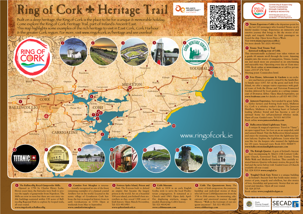 Ring of Cork • Heritage Trail Built on a Deep Heritage, the Ring of Cork Is the Place to Be for a Unique & Memorable Holiday