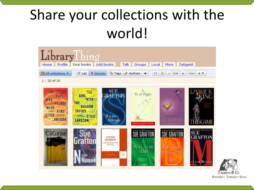 Share Your Collections with the World! “Tech Tools with Tine” Webinar Series Presents