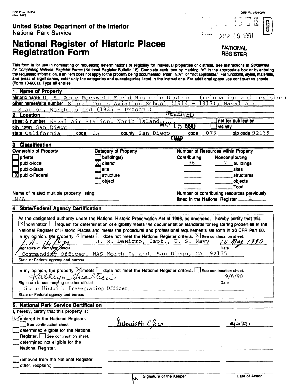 National Register of Historic Places Registration Form