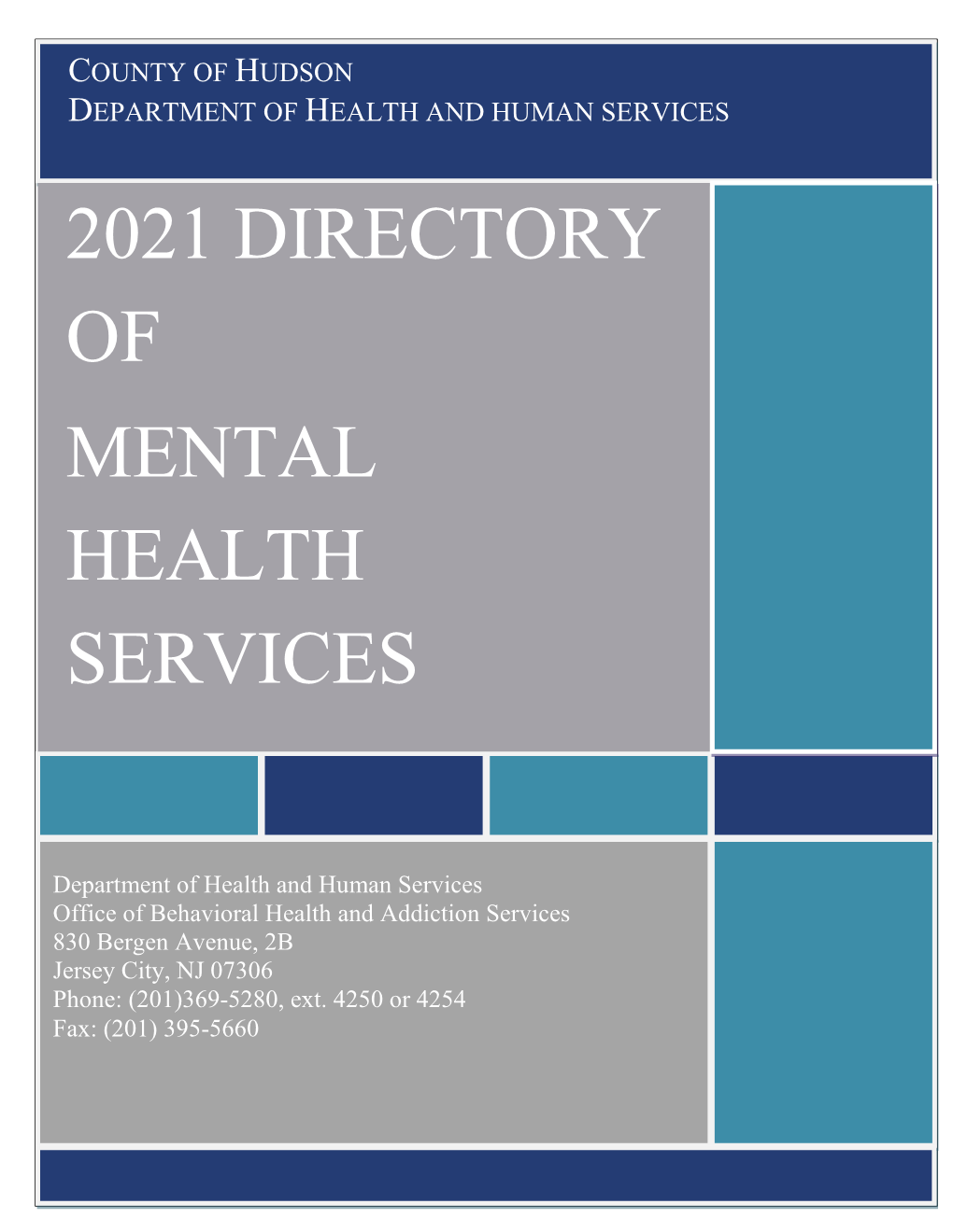 2021 Directory of Mental Health Services