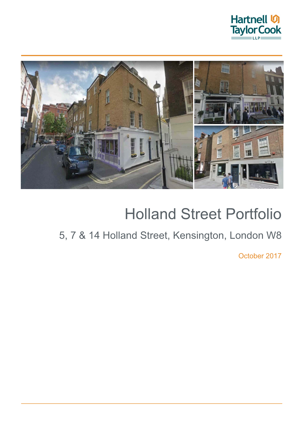 Holland Street Portfolio 5, 7 & 14 Holland Street, Kensington, London W8