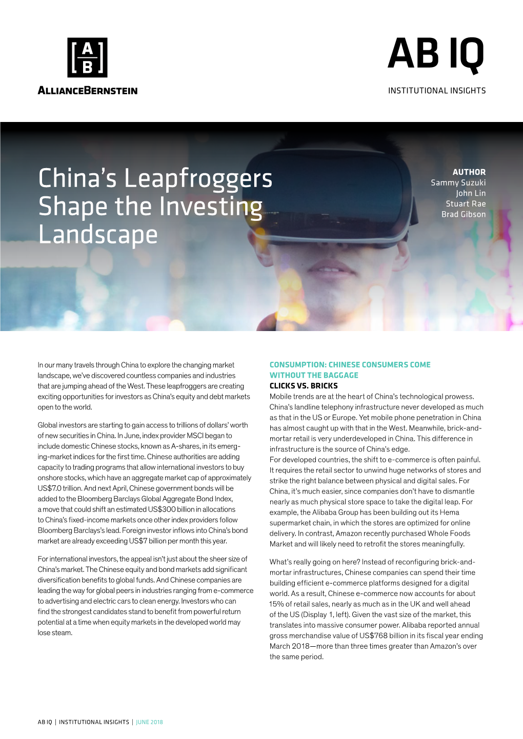 China's Leapfroggers Shape the Investing Landscape