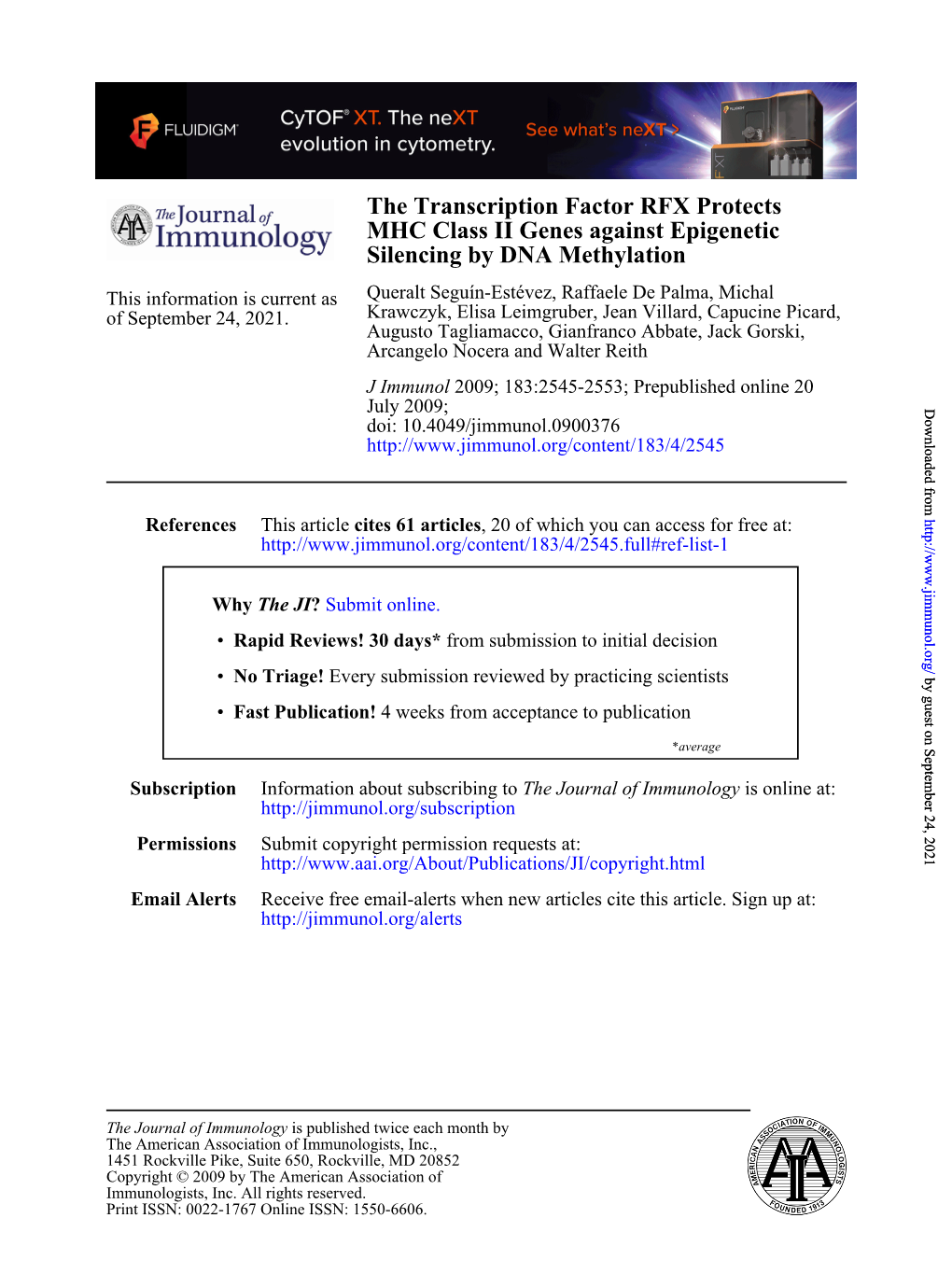 Silencing by DNA Methylation MHC Class II Genes Against Epigenetic