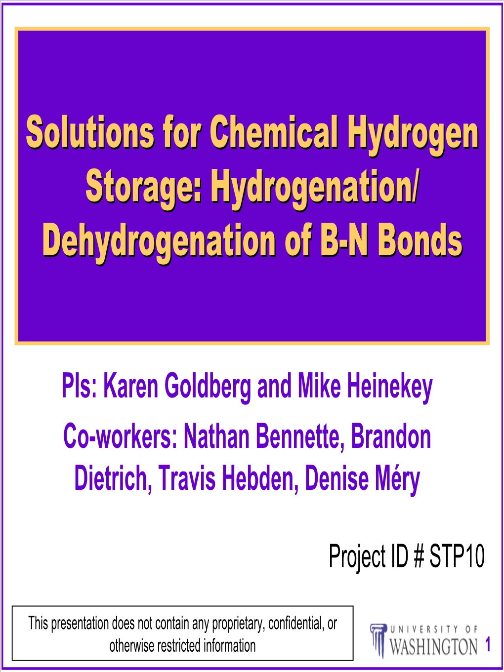 Solutions for Chemical Hydrogen Storage: Hydrogenation/ Dehydrogenation of B-N Bonds