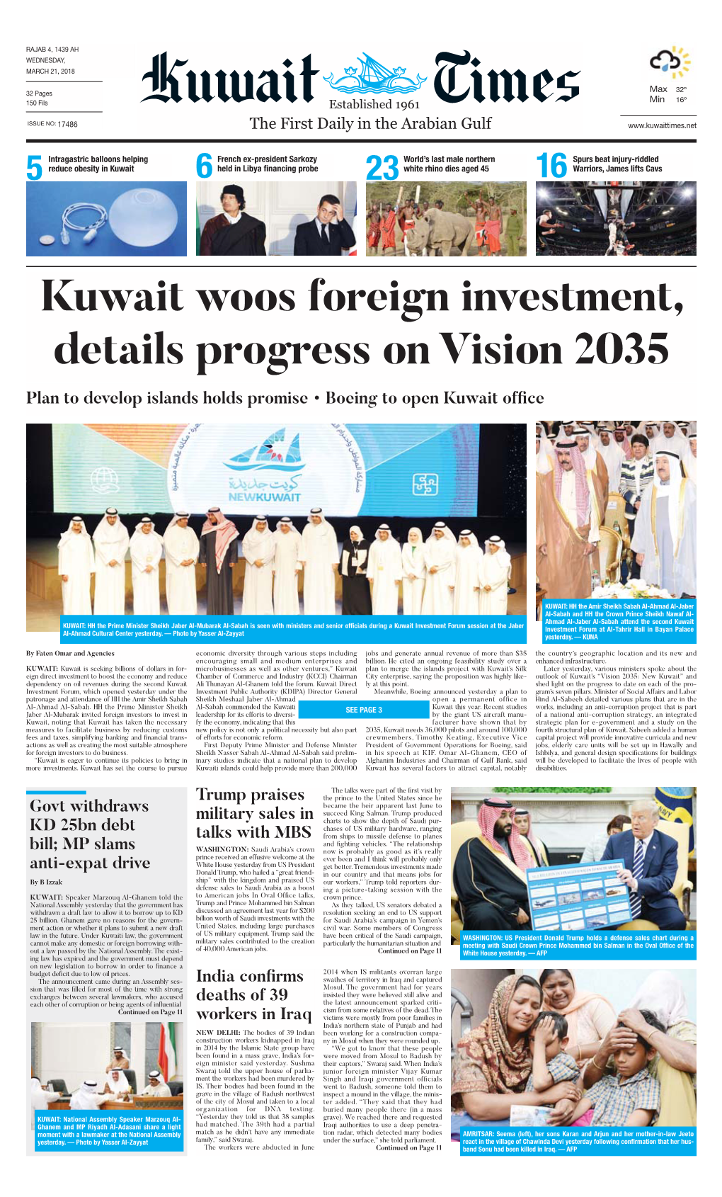 Kuwaittimes 21-3-2018.Qxp Layout 1