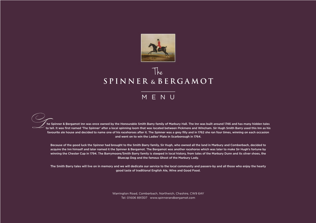 Spinner & Bergamot