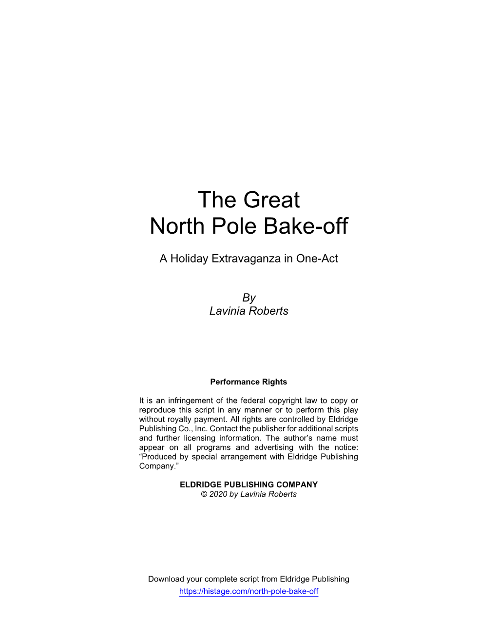 The Great North Pole Bake-Off