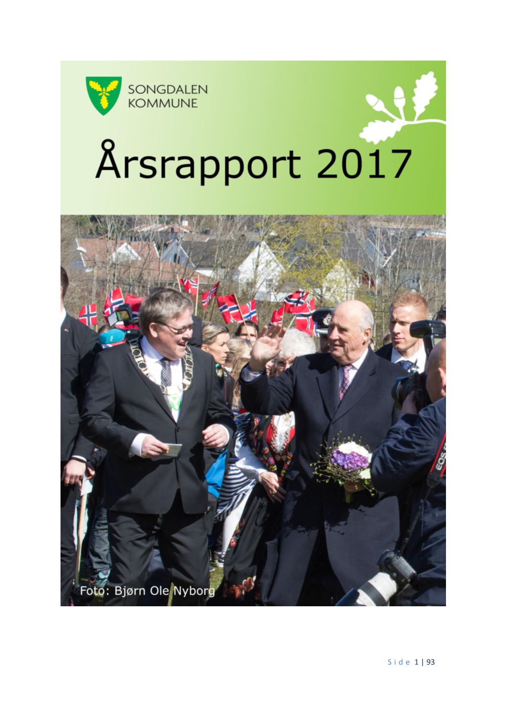 Årsrapport 2017 for Songdalen Kommune