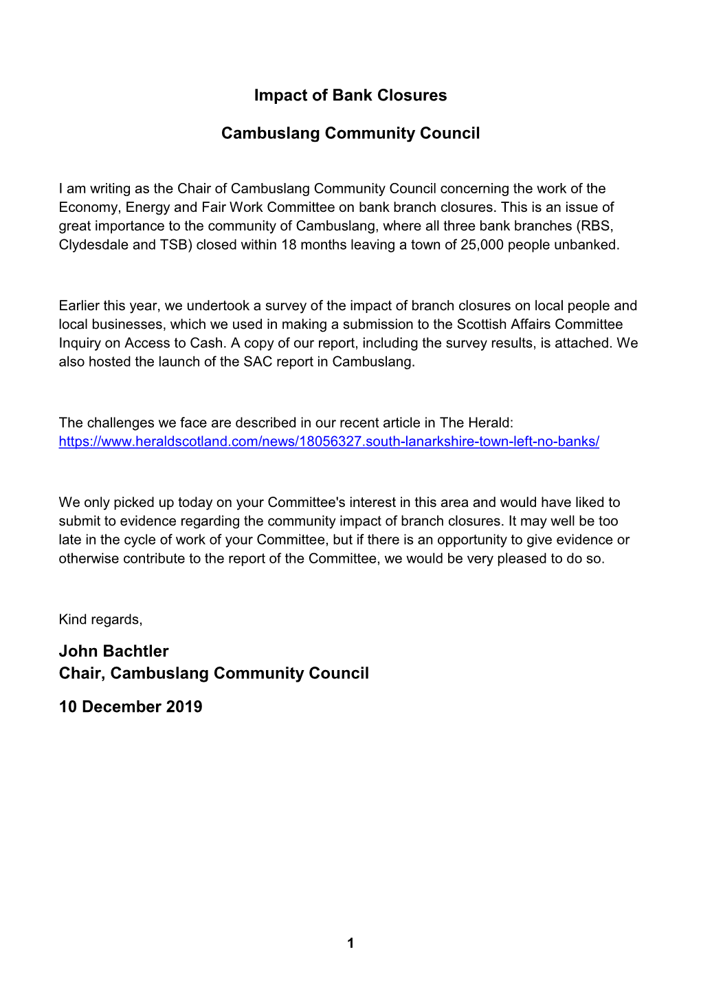 Cambuslang Community Council