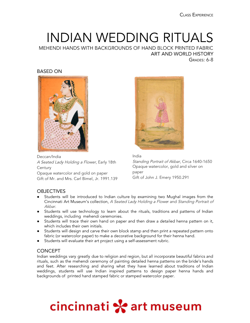 Secondary Indian Wedding Rituals Lesson Plan