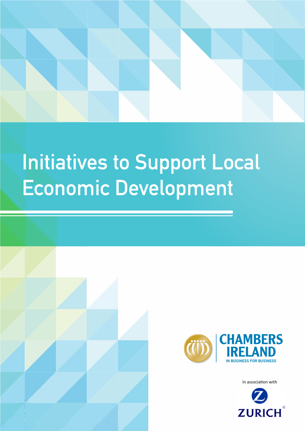 Initiatives to Support Local Economic Development