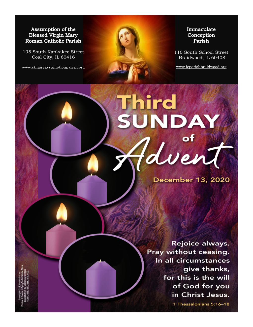 Jesus Prays in Thanks to God, Who Has Revealed Himself to the Lowly. Matthew 11:25-30 December 13, 2020 Third Sunday of Advent Page 2