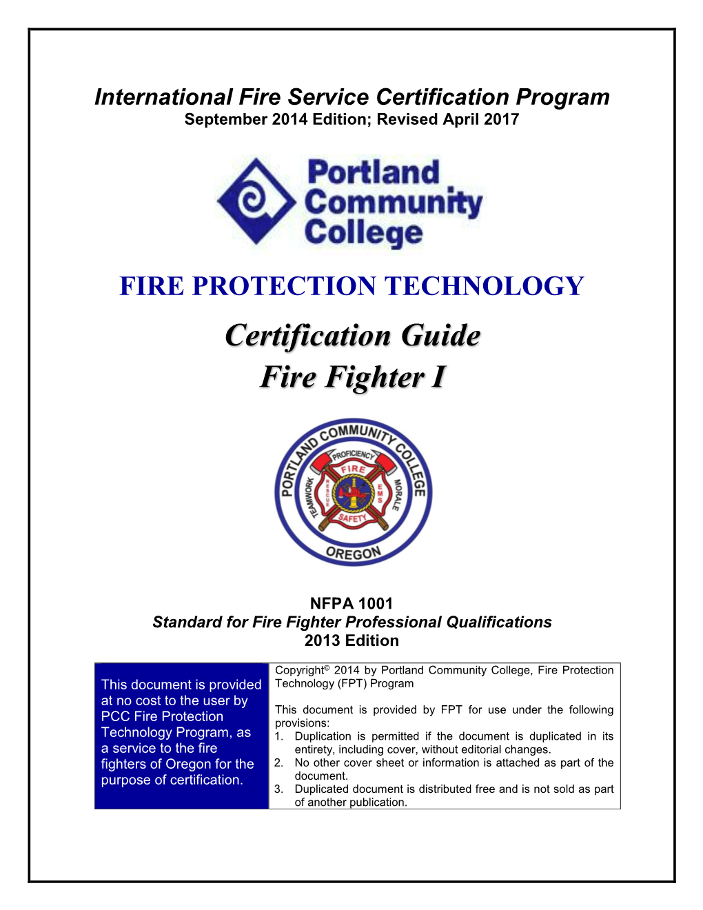 Certification Guide Fire Fighter I