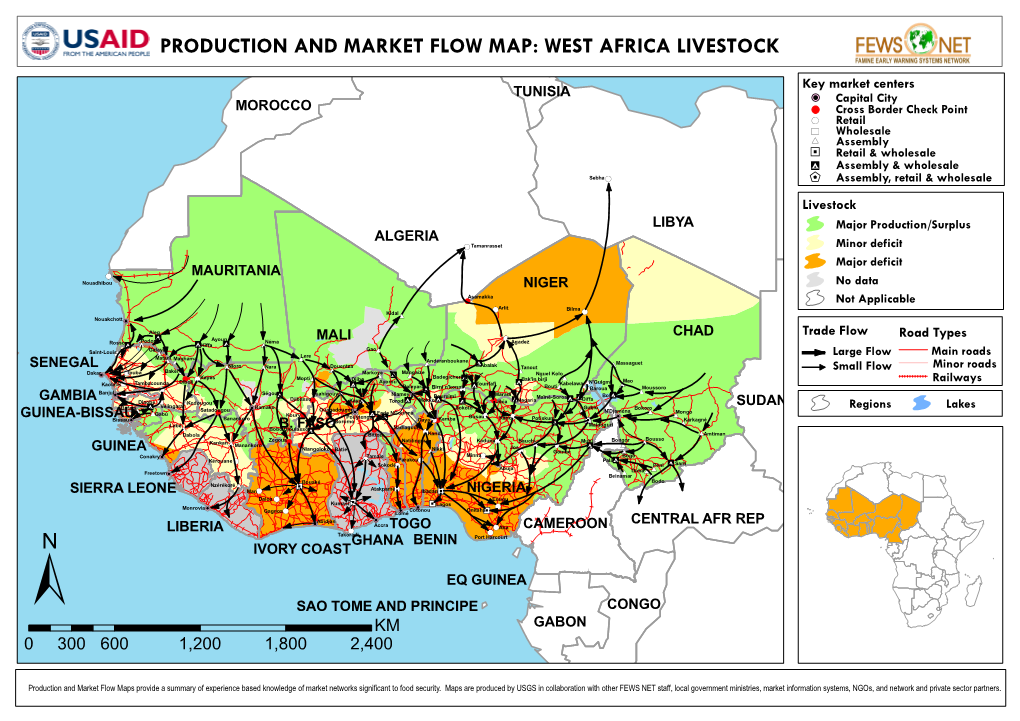 Production and Market Flow Map: West Africa Livestock
