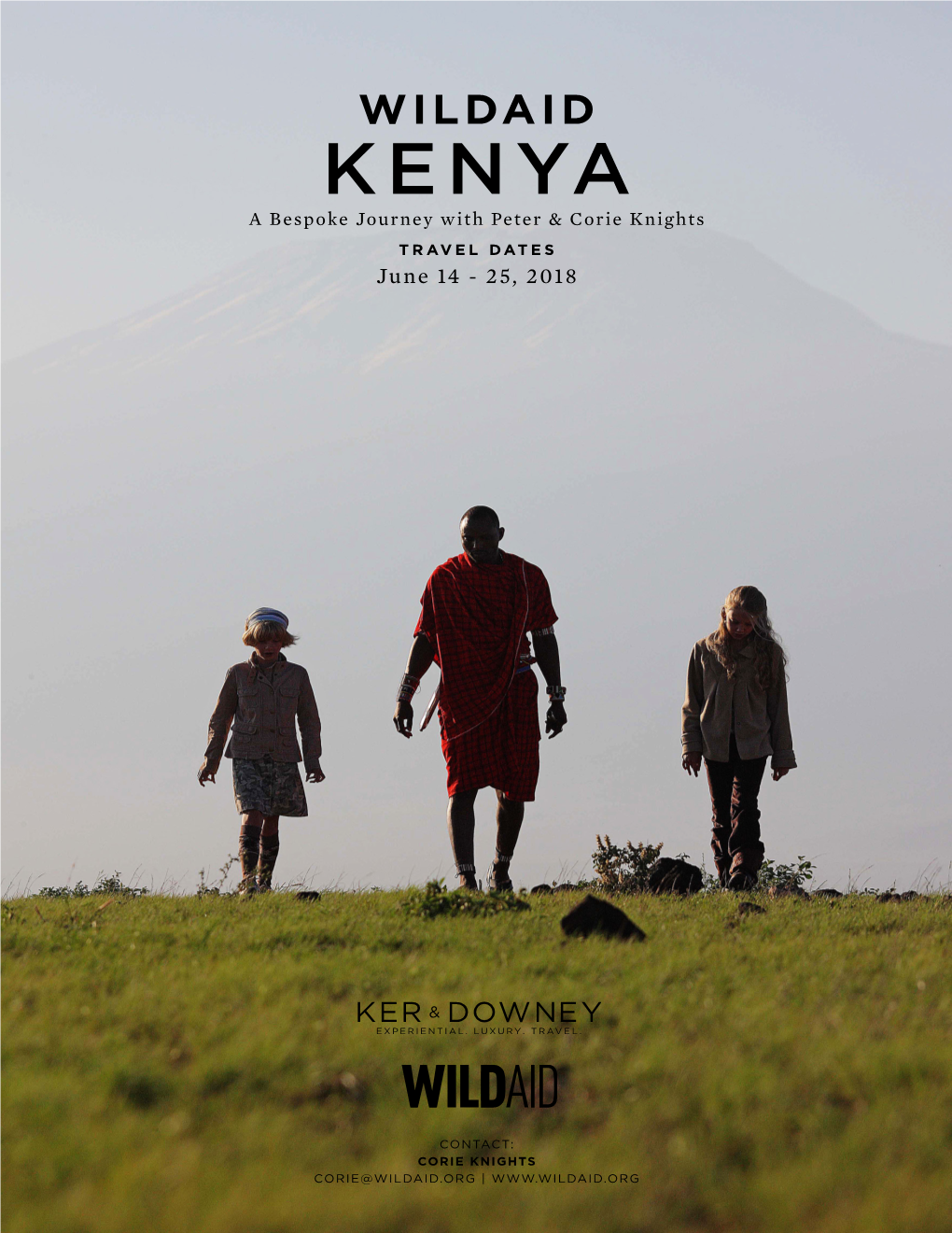 KENYA a Bespoke Journey with Peter & Corie Knights TRAVEL DATES June 14 - 25, 2018