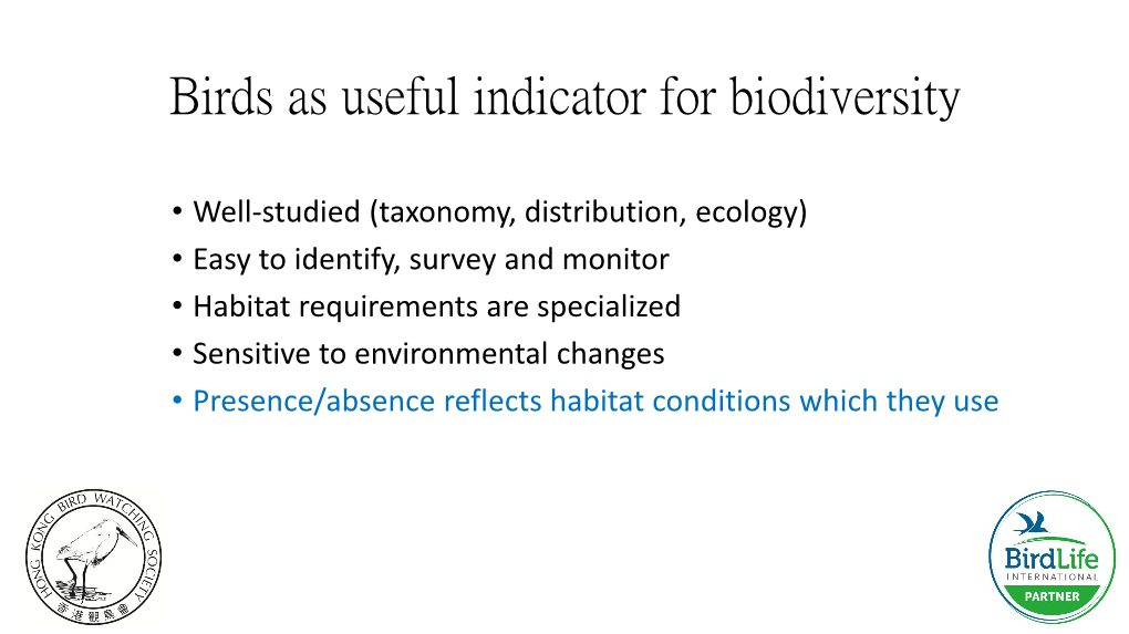 Birds As Useful Indicator for Biodiversity