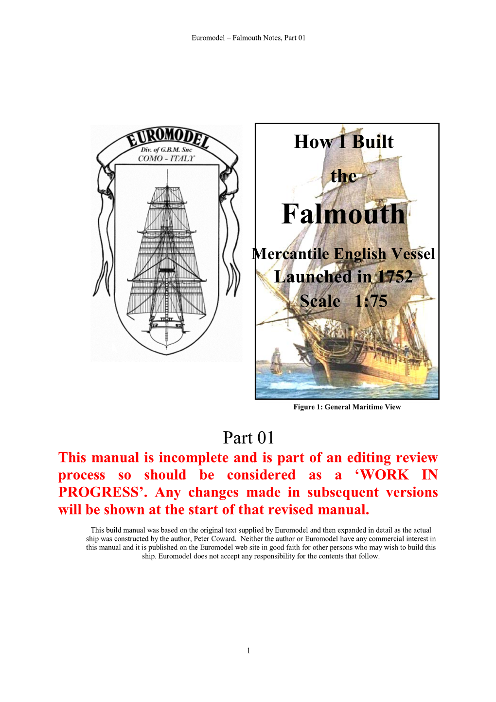 Euromodel – Falmouth Notes, Part 01