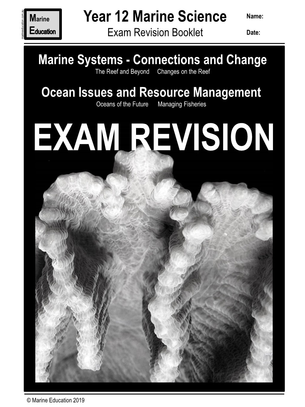 Exam Revision Booklet Date: Marineeducation.Com.Au