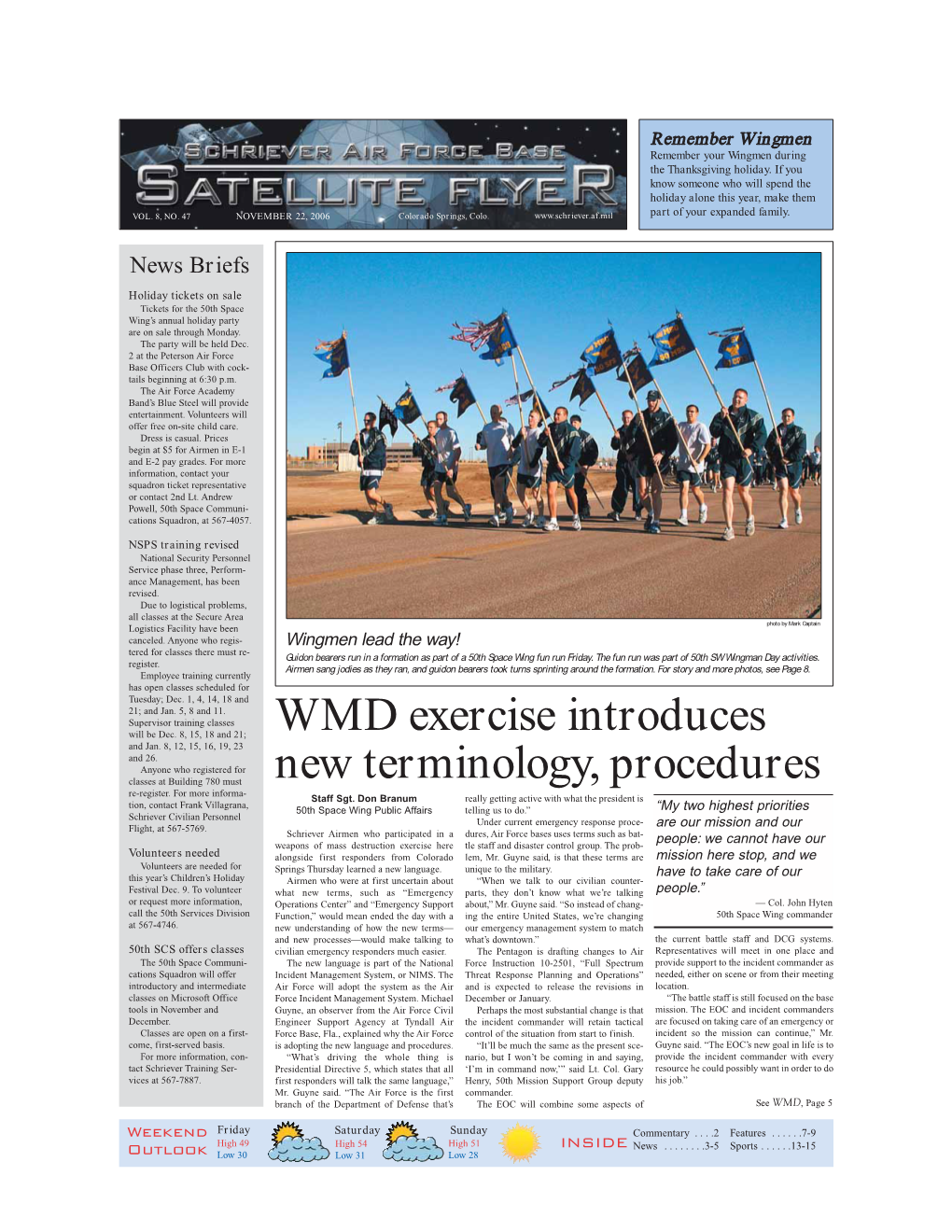 WMD Exercise Introduces New Terminology, Procedures