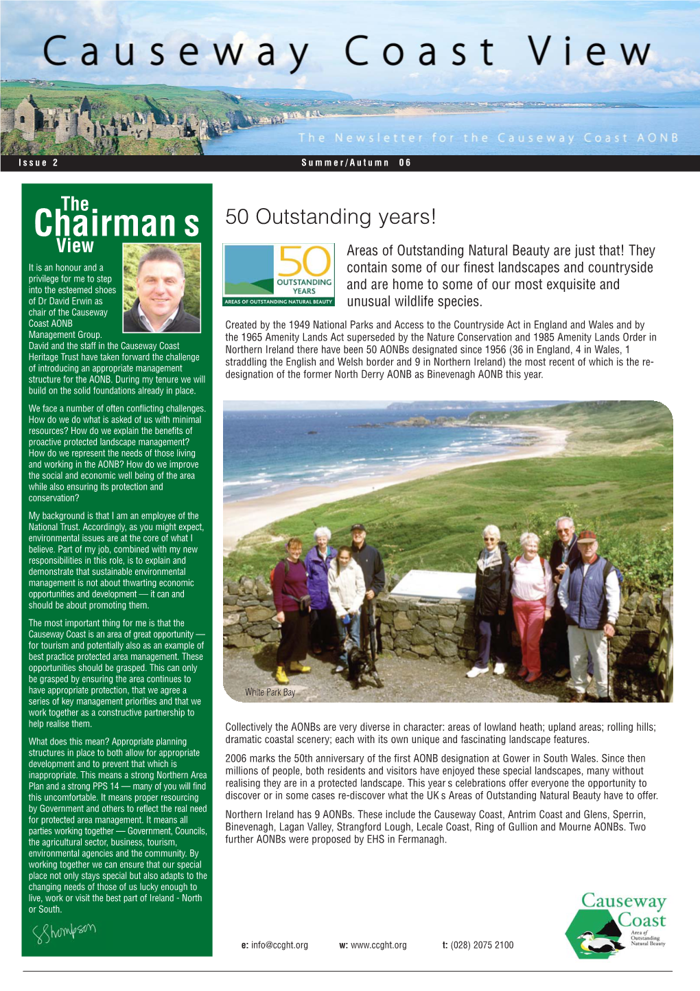 Causeway Coast AONB Newsletter